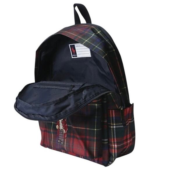 POLO RALPH LAUREN POLO BEAR BACK PACK RED NWT - Picture 4 of 9
